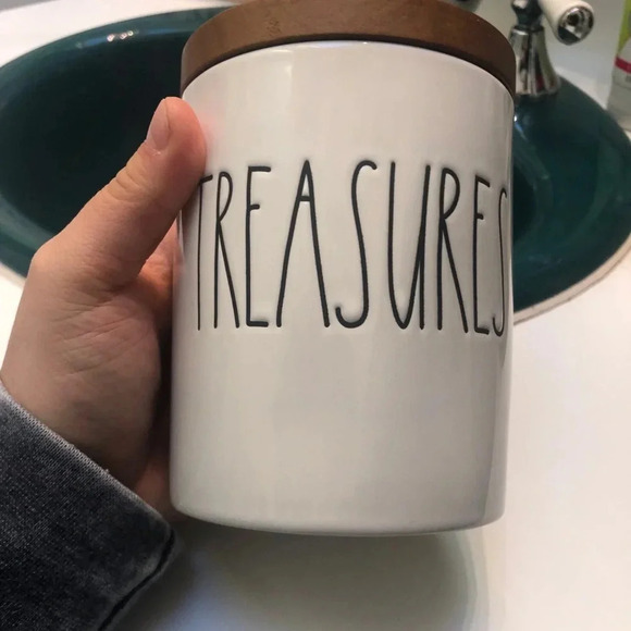 NEW RAE DUNN TREASURES CANISTER - Picture 3 of 4